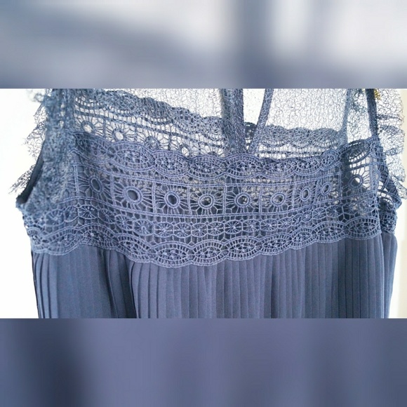 Nanette Lepore Lace & Pleat Blouse - Picture 3 of 6